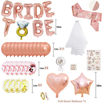 Bachelorette Party Decorations Same Penis Forever Foil Balloon Set Hen Party Accessories Globos Wiht Rose Gold Confetti Ballon