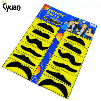 Funny Fake Mustache Photobooth Props Cosplay Fake Beard Costume Party Beards Whisker For Kids Adult Mexican Party Decorations