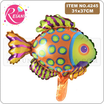 Mini Cartoon lobster Clownfish Spot Fish Crayfish Foil Balloon Marine Ocean Sea Animals Aquatic Baby Shower Birthday Party Decor