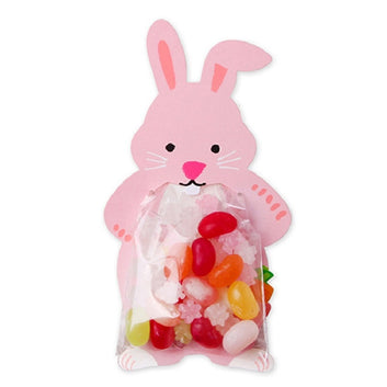 10pcs/lot Animal Cute Gift Bags Candy Bags Baby Shower Birthday Party Cookie Bags Bear Candy Box Greeting Cards Popular Rabbit