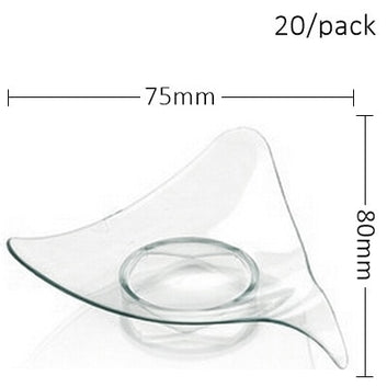 Promotion - 20/Pack, Home Party Disposable Plastic Tableware Supplies, 70*44mm/60ml Petal Dessert Cake Bowl