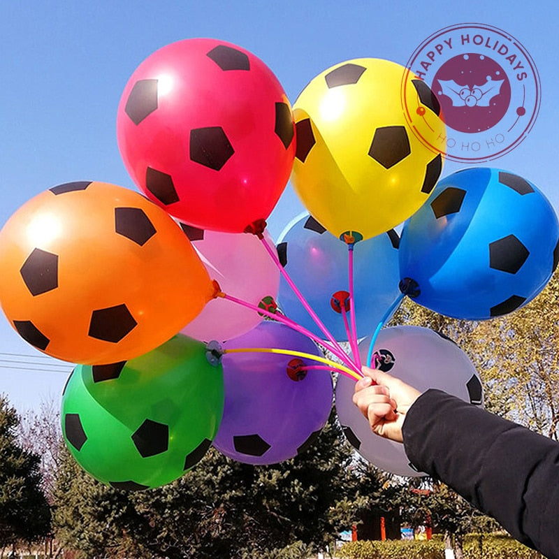 20pcs 12inch 2.8g Football Latex Balloons Personalized Theme Birthday Party Decoration Inflatable Helium Balloon Baby Toys