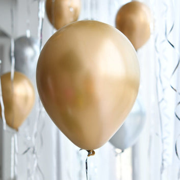 50/100pcs Metallic Latex Balloons 5/10/12 Inch Gold Silver Chrome Ballon Wedding Decorations Globos Birthday Party Supplies