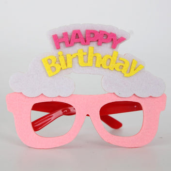 2022 Cartoon Birthday Party Glasses Happy Birthday Decoration Glasses Children's Day Funny Photo Props decoration anniversaire