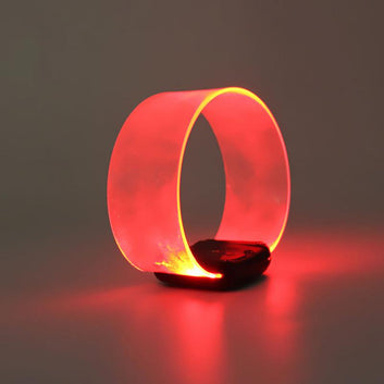 LED Battery Luminous Bracelet Entertainment Cheering Fast Flash Light Night Running Bracelet For Halloween Holiday Party