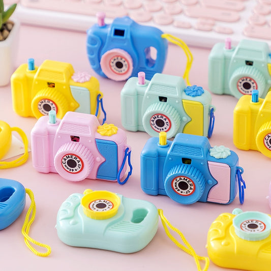 6pcs Fun Cartoon Camera Gifts Birthday Party Favors Kid Giveaways kindergarten Small Prize Children Pinata Goody Bags Filler Toy