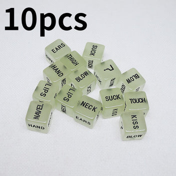 Funny Glow In Dark Love Dice Toys Adult Couple Lovers Games Aid Sex Party Toy Valentines Day Gift For Boyfriend Girlfriend