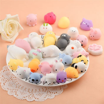 5-50PCS For Kis Party Gift Squishy Toy Cute Animal Antistress Ball Squeeze Mochi Rising Toys Abreact Soft Sticky Stress Relief