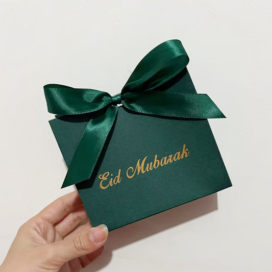 Eid Mubarak Candy Box Favor Box Ramadan Kareem Gift Boxes Islamic Muslim Festival Happy al-Fitr Eid Event Party Supplies