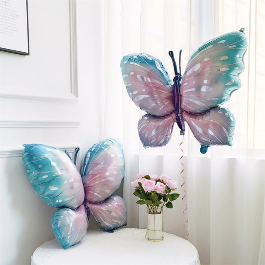 Large Butterfly Aluminum Foil Balloons Colorful Butterfly Balloon Birthday Party Wedding Decorations Baby Shower Globos Kids Toy