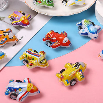 15Pcs Cute Mini Plane Back of The Car Toy for Kids Birthday Party Favor Baby Shower Wedding Guest Gift Pinata Fillers Goodie Bag