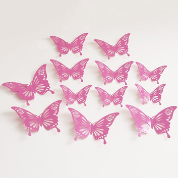 12PCS Butterfly Cake Decor Pearl Butterfly Cake Toppers Happy Birthday Party Decor Kids Girls Butterfli Cupcake Decor Babyshower