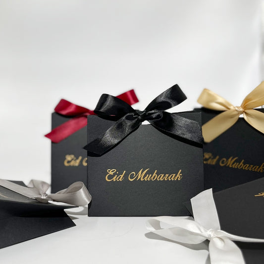 Eid Mubarak Gift Box Eid Mubarak Candy Packaging Boxes Muslim Islamic Festival Bag Family Dinner Party  Favors Decoration Suppli