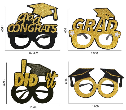 Graduation Party Decorations 2022 Celebration High School Graduation Decoration Glasses Party Photography Photo Props graduacion