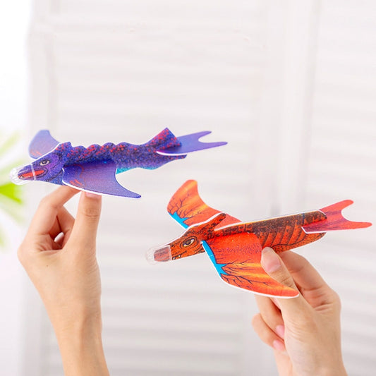 20Pcs DIY Hand Throw Flying Glider Planes Foam Airplane Outdoor Game Toys for Kids Birthday Party Favors Gift Bag Pinata Fillers