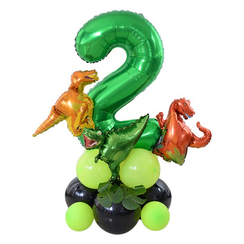 Dinosaur Happy Birthday Garland Banner Roar Dino Party Balloons Jungle Animal Safari 1st Kids Birthday Party Decoration Supplies